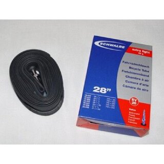 Schwalbe, Schlauch 28", SV20, EXTRA LIGHT, 28/44-622, 65g