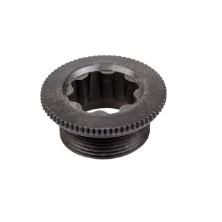 Shimano, Kurbelschraube links, Kunststoff, schwarz,...