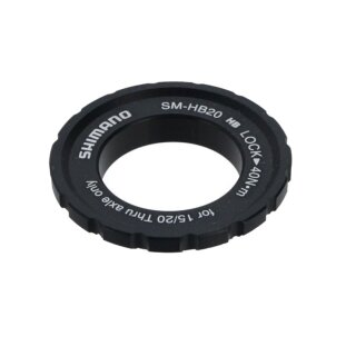 Shimano, Verschlussring, SM-HB20, Centerlock Disc Lock Ring, EXT, Alu