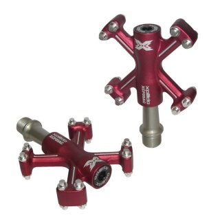 Xpedo, Pedal, Flat Traverse XCF05AC, nur 230g, rot