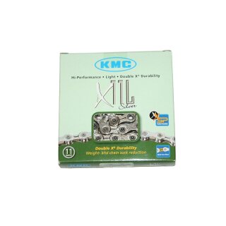 KMC, Kette, X11EL Silber 114 Glieder, für 11-fach, Double...