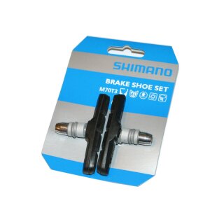 Shimano, Bremsbelag M70T3 Bremsschuh, mit Gewinde, LX,...