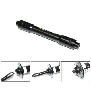 BBP, Naben Adapter 15mm auf 9mm QR, Vorderrad Umrüstset...