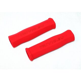 Trivio Griffe Foam red MTB Schaumstoff, 130mm, 38g, rot