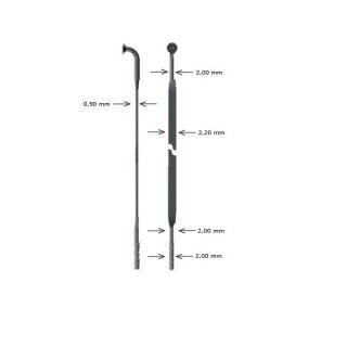 CN Spoke, Speiche, Aero424, Messerspeiche, Speiche,...