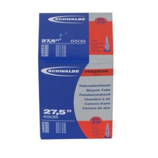 Schwalbe, Schlauch 27,5", SV14L-EL SV-Ventil 40mm, 27,5x2,10-2,80