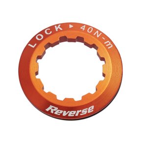 Reverse, Cassette Lock Ring, Kassettenabschlussring, Alu, für 11 Zahn, 7g, orange