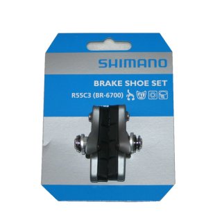Shimano, Bremsbelag R55C3, kompletter Bremsschuhsatz, BR-6700, Ultegra, Y8G698080