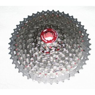 Sunrace, Kassette CSMX8 - 11s, 11-46, 11-fach, silber