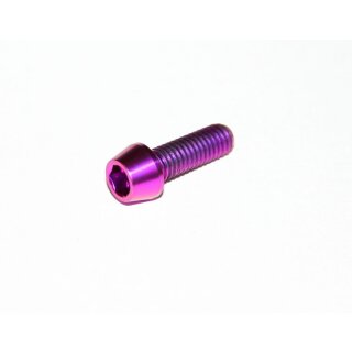 BBP, Titanschraube, TI6AL4V, M6x18, 3,1g, purple