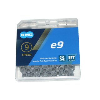 KMC, Kette, e9 EPT, E-Bike, für 9-fach, 136 Glieder, Anti...