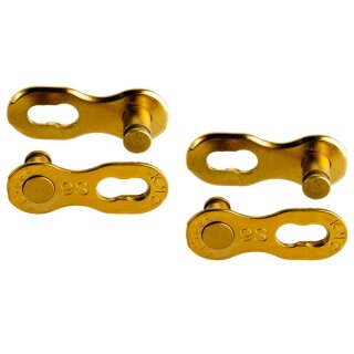 KMC, Ketten Verschlussglied, für 9-fach, 9RTi-N gold, 2er...