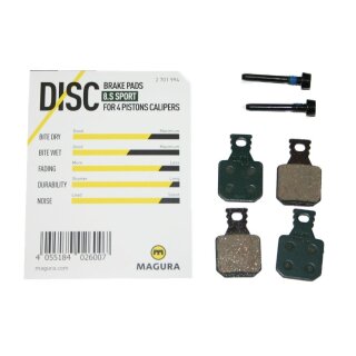 Magura, Bremsbelag, Type 8.S Sport e-Bike, MT7, 1 Paar (4...