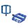 Sixpack, Pedale, Vertic 3.0, High End Plattformpedal, blau