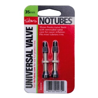 Notubes, Stans Universal Valve, Tubelessventil, 35mm Paar