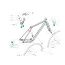 Orbea, Schutzblech Set, Terra H 2022-2024, SKS 46S, schwarz