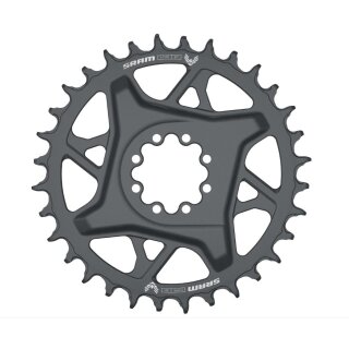 Sram, GX Eagle T-type Kettenblatt Transmission, 32 Zahn, 3mm Offset, grau