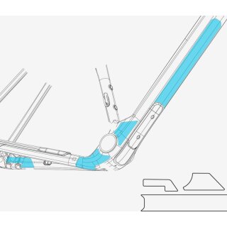 Orbea, Transparent Tube Protector, Unterrohrschutz, Terra Carbon 2022