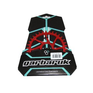 Garbaruk, Kettenblatt Shimano DM 12s, Boost Round 34 Zahn, rot