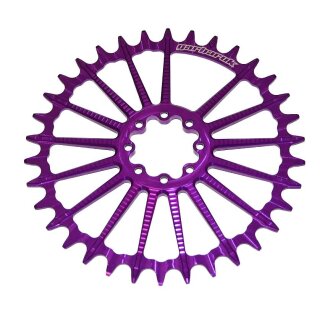 Garbaruk, Kettenblatt Sram 8-bolt, Boost Round 34 Zahn, purple
