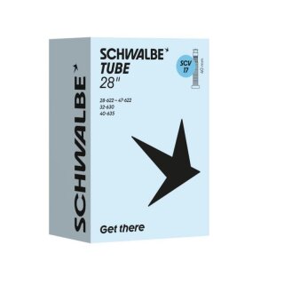 Schwalbe, Schlauch, Nr. 17 SCV 40mm, Clik Valve, 28 Zoll
