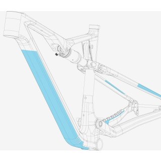 Orbea, Transparent Tube Protector, Unterrohrschutz, OIZ Carbon 2023 - glanz