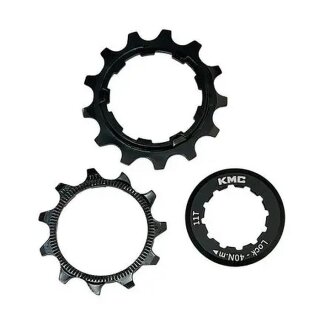 KMC, Ersatzritzel React Kassette 10-fach, 11-13 Zahn, schwarz