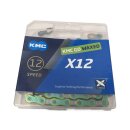 KMC, Kette, X12 WAXED, Aurora Green, für 12-fach,...