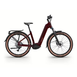Conway, Cairon C 1.0 LOW, E-Bike, Bosch PX 85Nm, 800Wh, burgundy, S